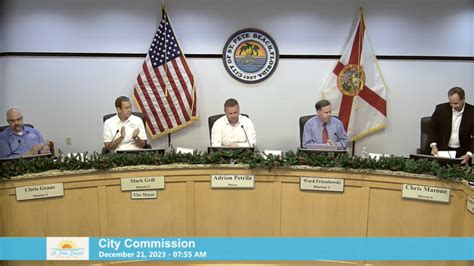Updates from August 13 St. Pete Beach City Commission Meeting.